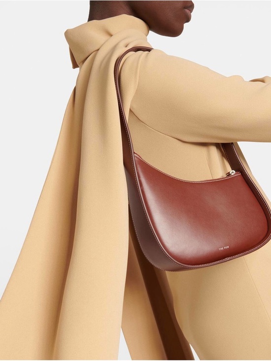 The Row Handbags - The Row Half Moon Leather Bag